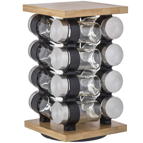 17 Piece Romano Spice Jar Rack Set